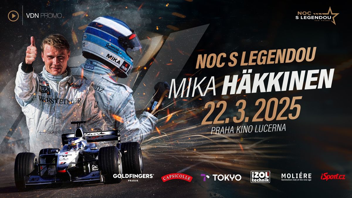 NOC S LEGENDOU - MIKA H\u00c4KKINEN - 22.3.2025 - PRAHA