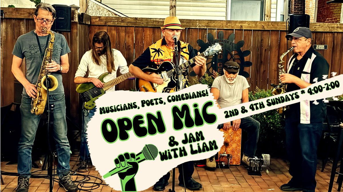 Open Mic & Jam at the Courtyard on Water Street - 2nd & 4th Sundays with Liam