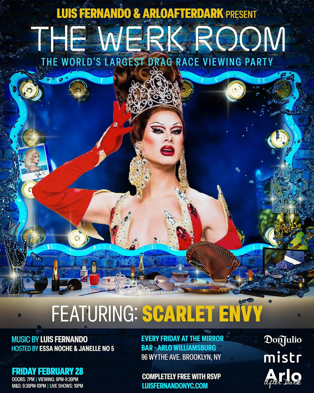 THE WERK ROOM: WORLD'S LARGEST DRAG RACE VIEWING PARTY FEAT SCARLET ENVY