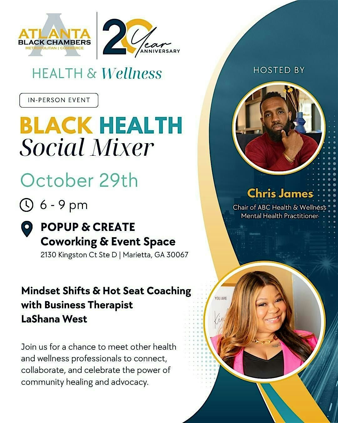 Atlanta Black Chambers Black Health Social Mixer