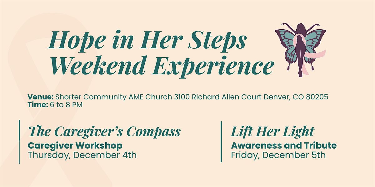 Hope in Her Steps Weekend Experience