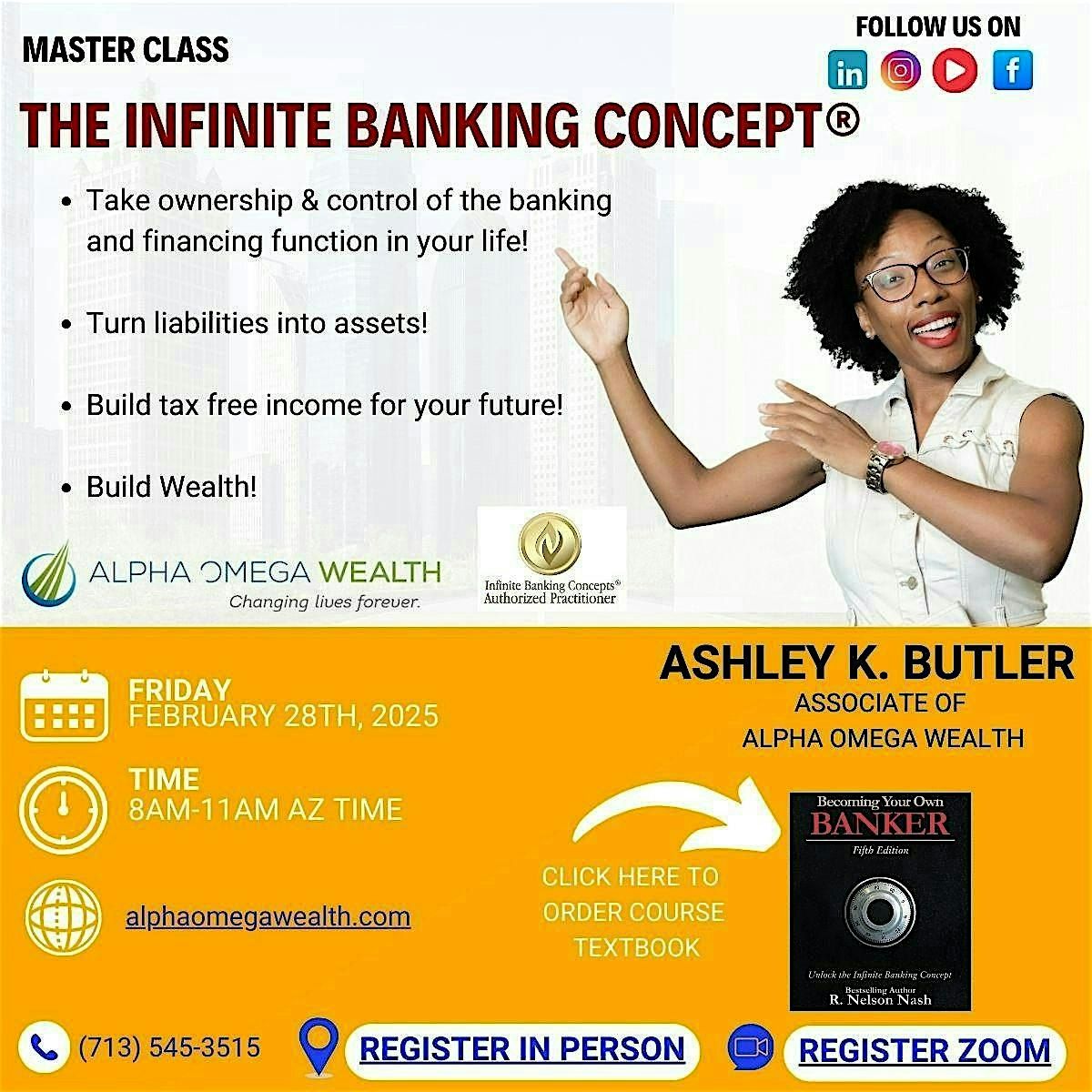 The Infinite Banking Concept\u00ae Masterclass