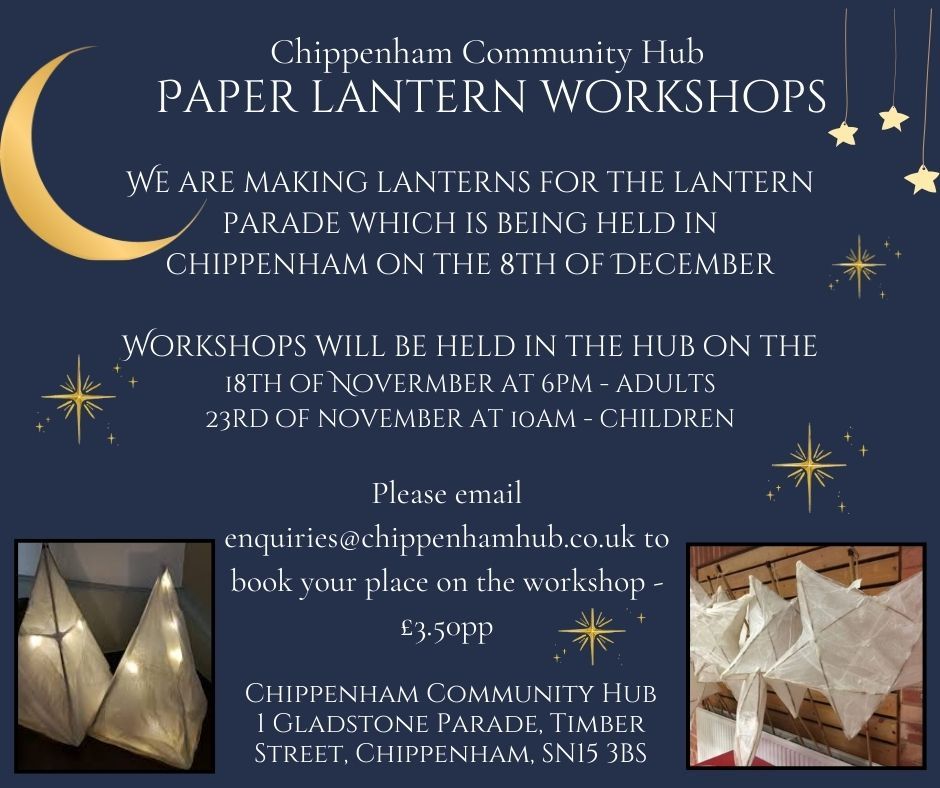 Lantern Making Workshop at Chippenham Community Hub