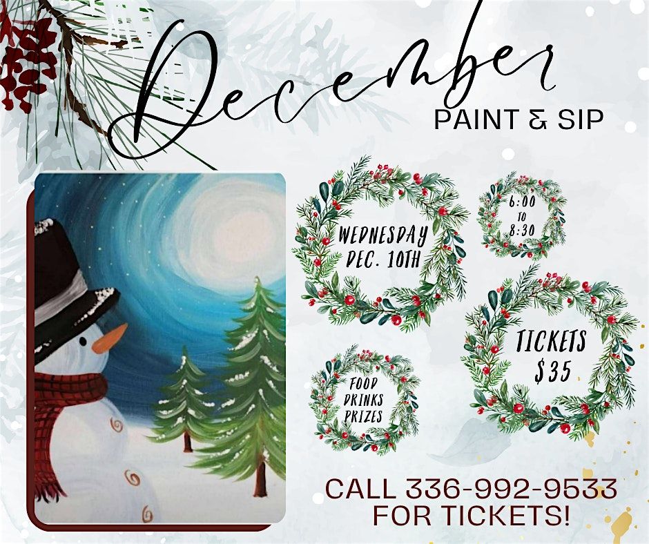 December Paint & Sip