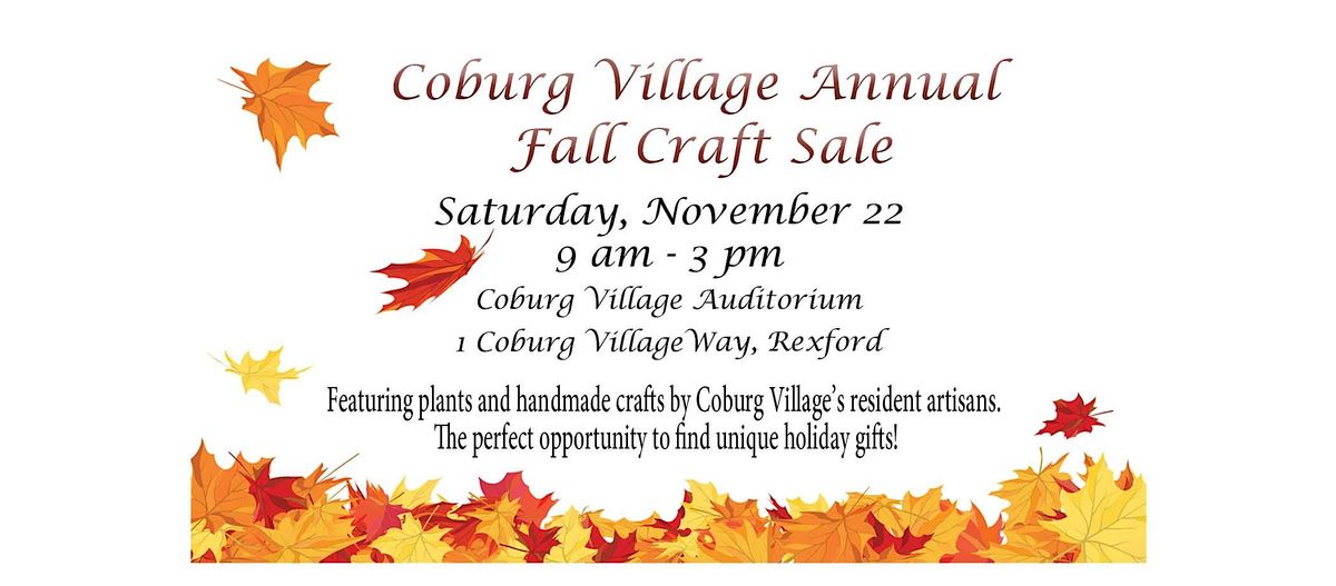 Coburg Village  Annual Fall Craft Fair