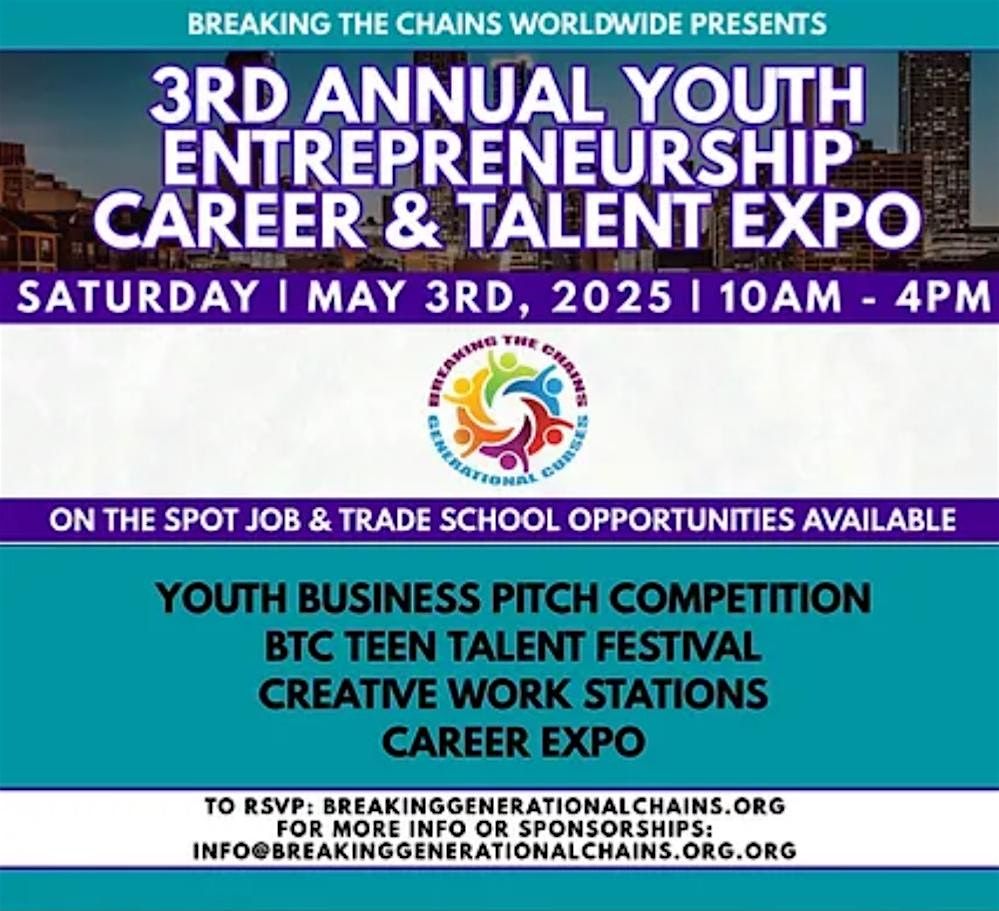 3rd Annual Youth Entrepreneurship Career & Talent Expo