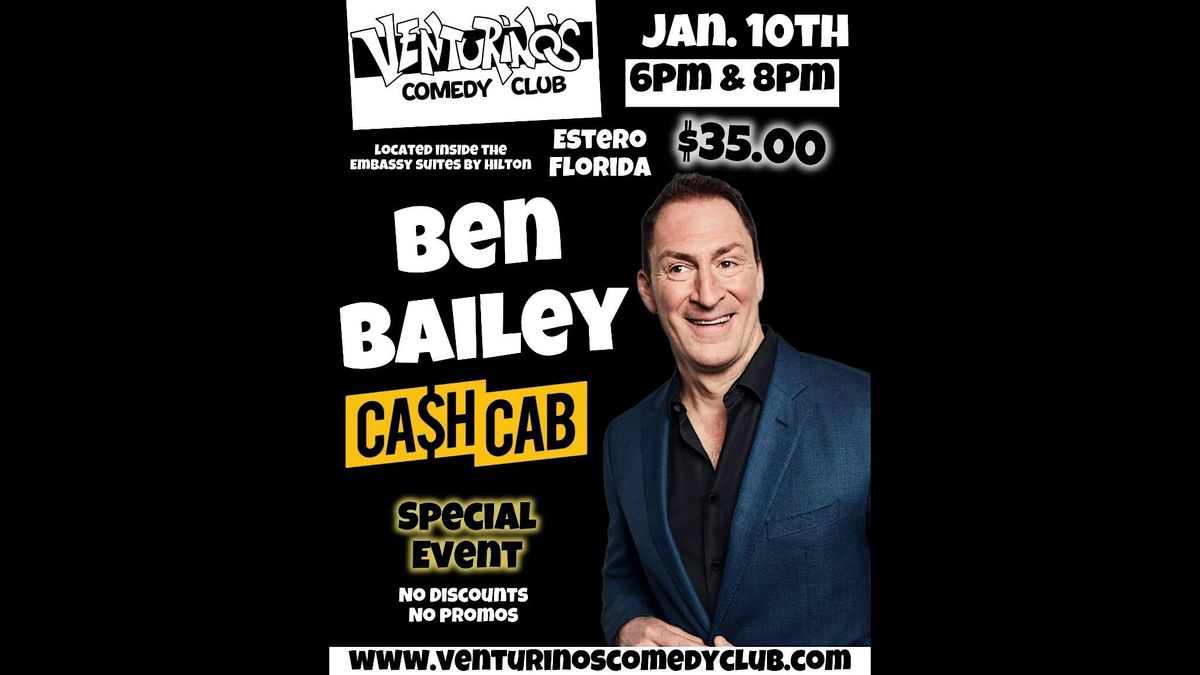 Ben Bailey from Cash Cab at Venturino's Comedy Club!