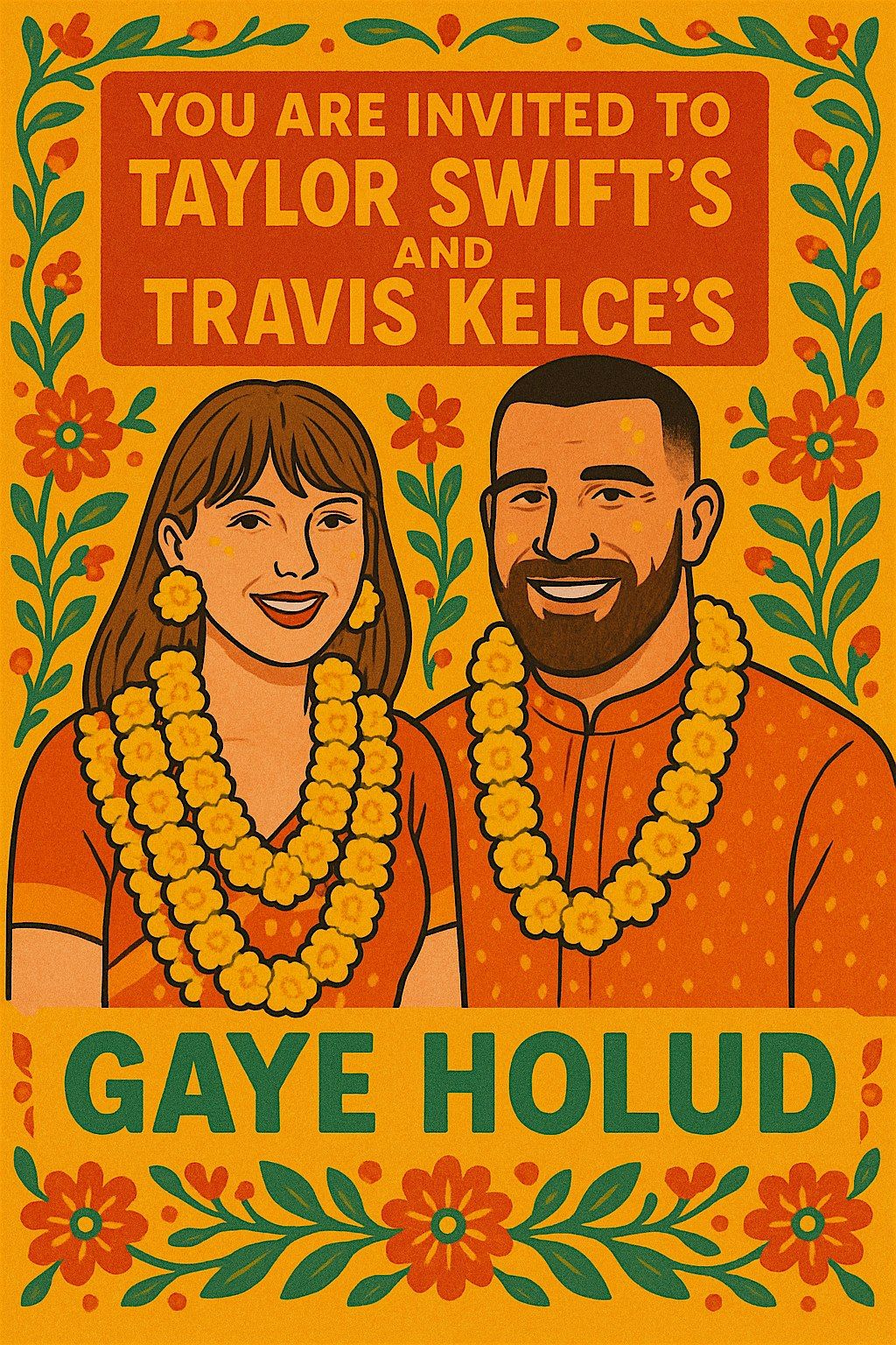 Taylor Swift and Travis Kelce's Gaye Holud