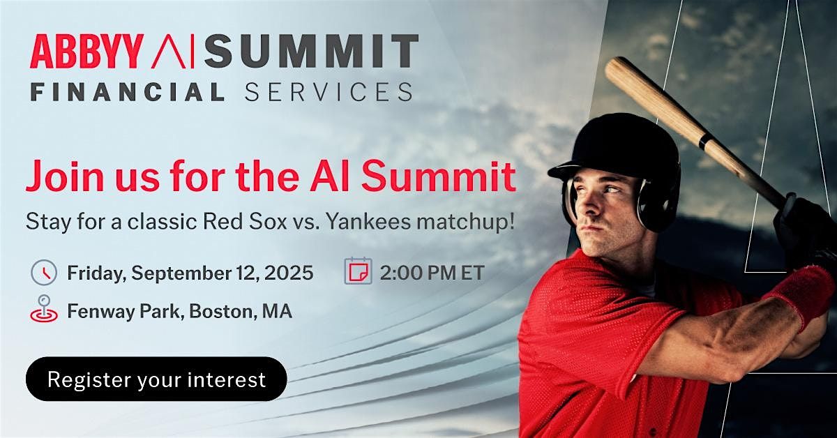 ABBYY AI Summit \u2013 Financial Services 2025