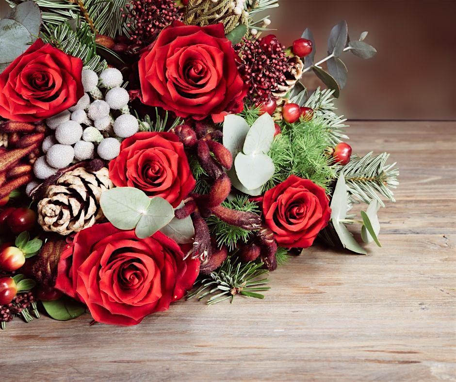 Christmas Gift Bouquet Workshop at Crook Hall Gardens, Durham
