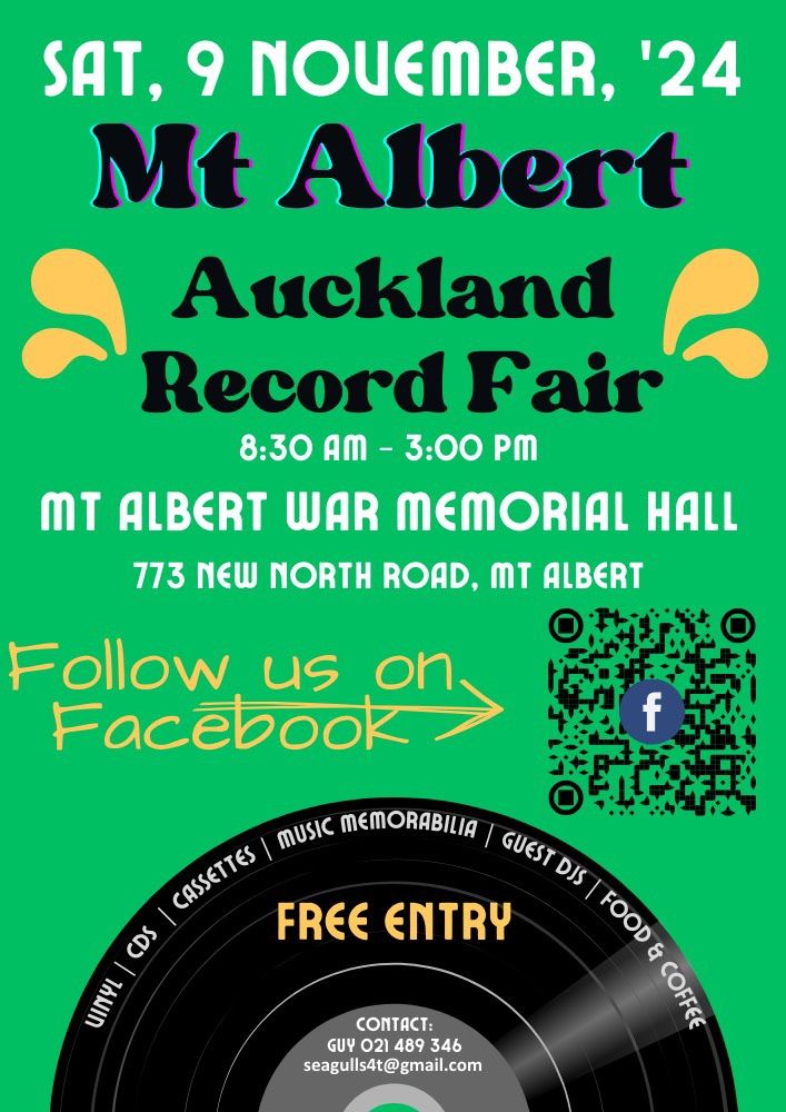 Mt Albert Auckland Record Fair 3 