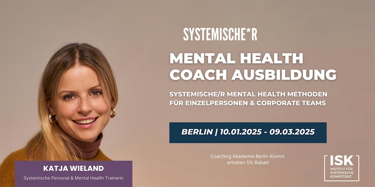 SYSTEMISCHE\/R MENTAL HEALTH COACH