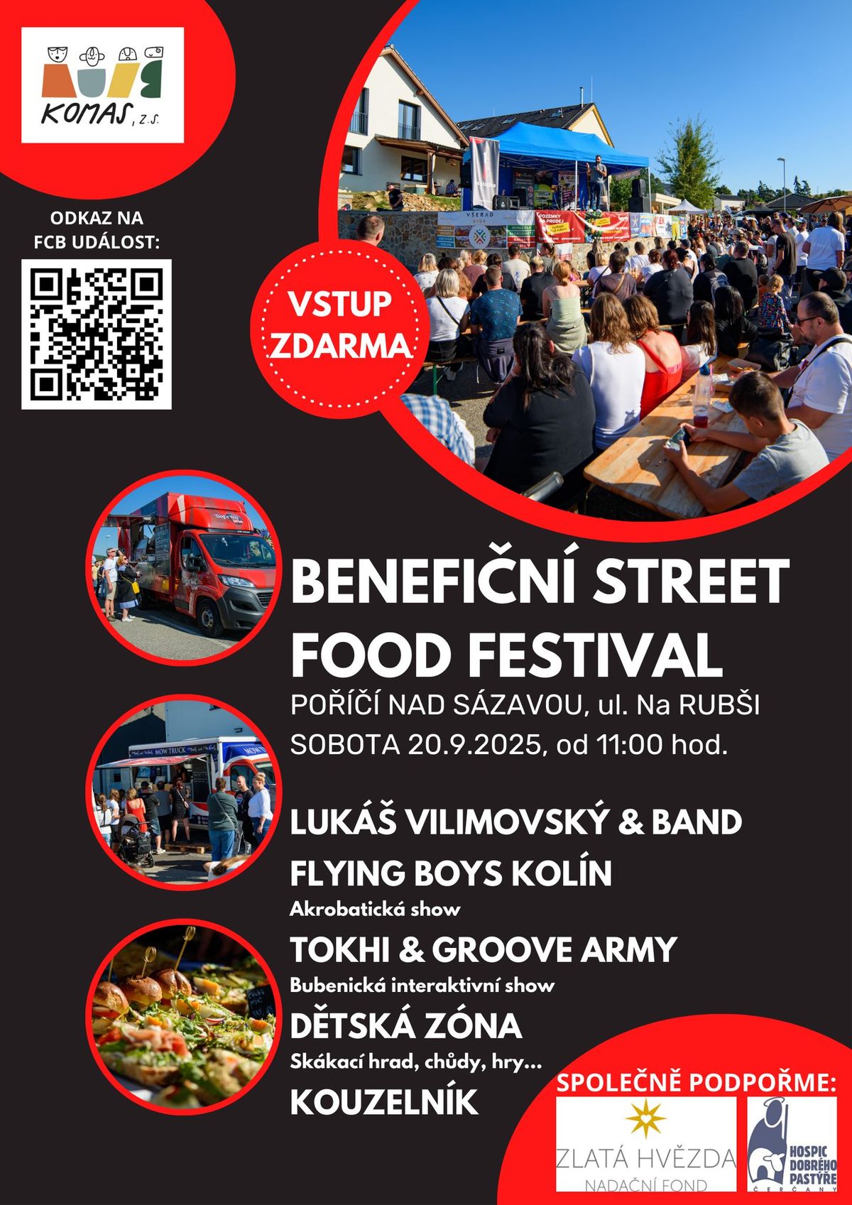 BENEFI\u010cN\u00cd STREET FOOD FESTIVAL Po\u0159\u00ed\u010d\u00ed nad S\u00e1zavou, vol. 4