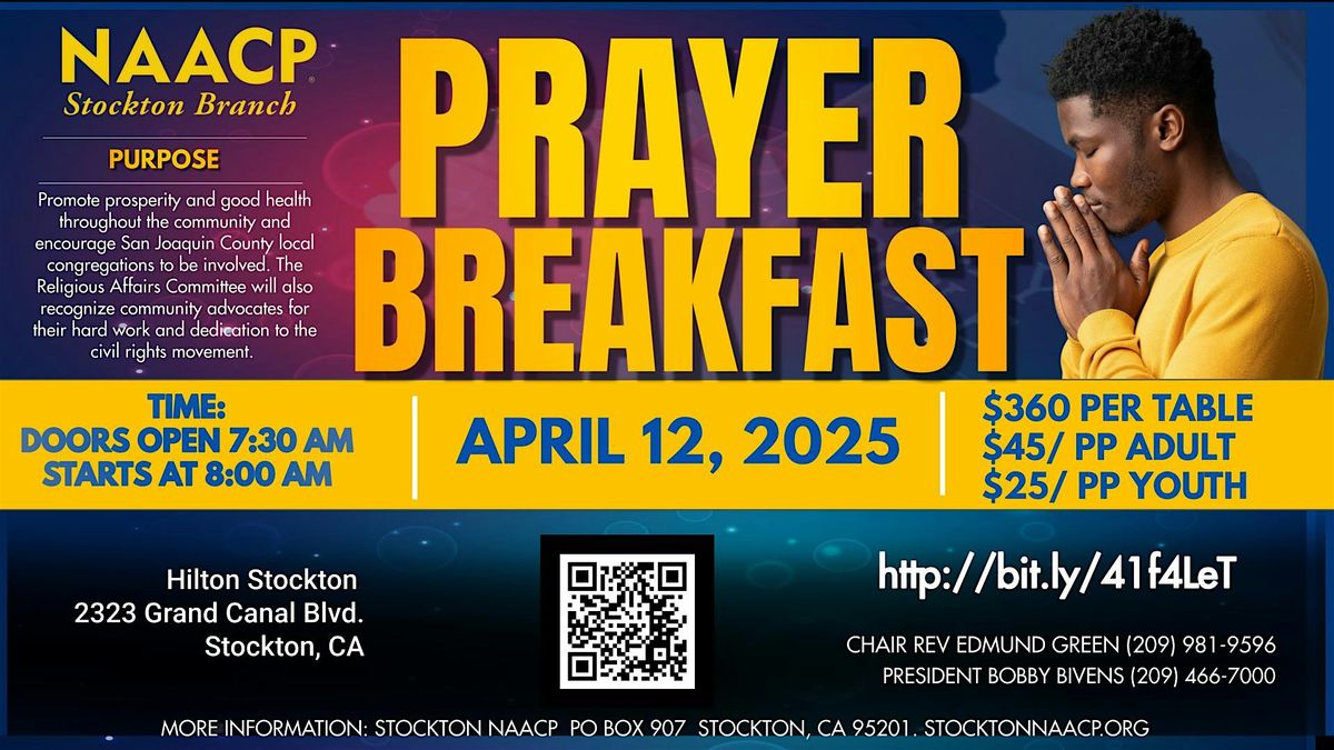 2025 NAACP  Stockton Branch Annual Prayer Breakfast