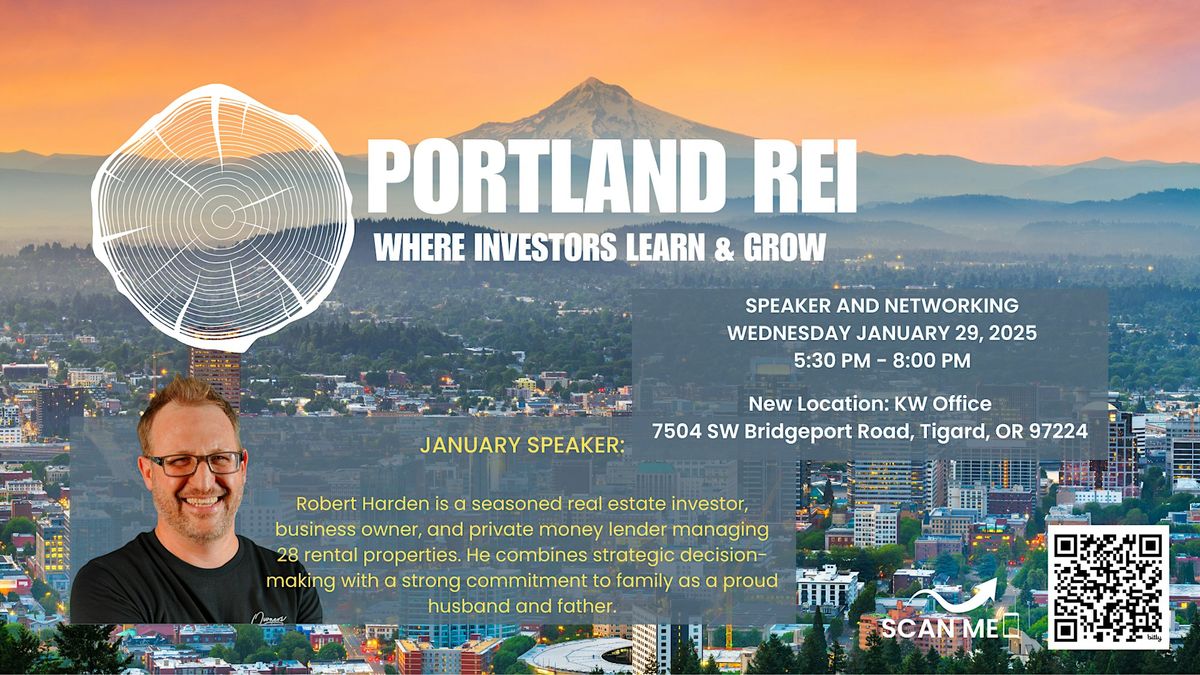 Portland REI : January Meetup with  Robert Harden