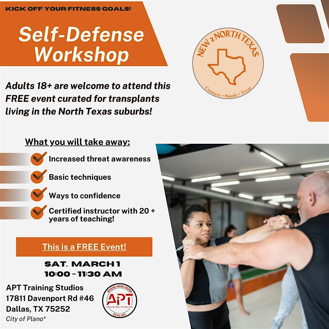 Free Self Defense Event , hosted by New 2 North Texas