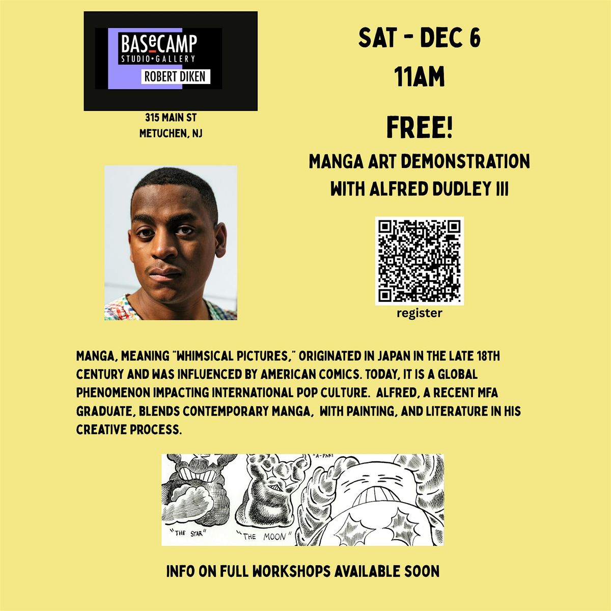 Manga Art Demonstration by Alfred Dudley lll