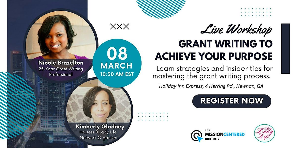 Grant Writing to Achieve Your Purpose - Newnan, GA