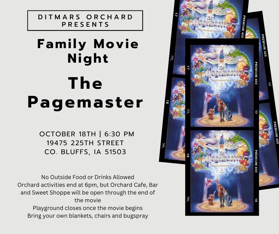 Free Friday Movie Nights - The Pagemaster