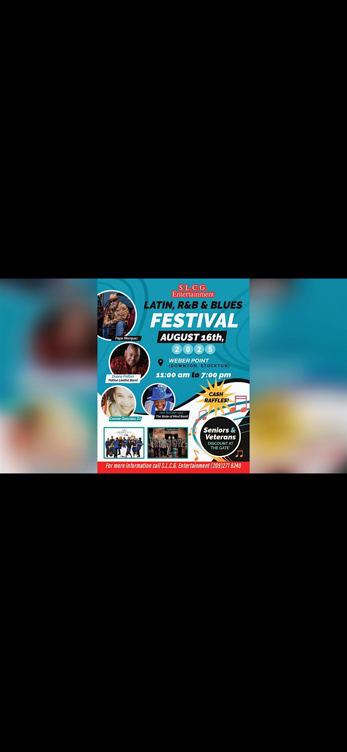 S.L.C.G. ENTERTAINMENT - LATIN, R&B and BLUES FESTIVAL