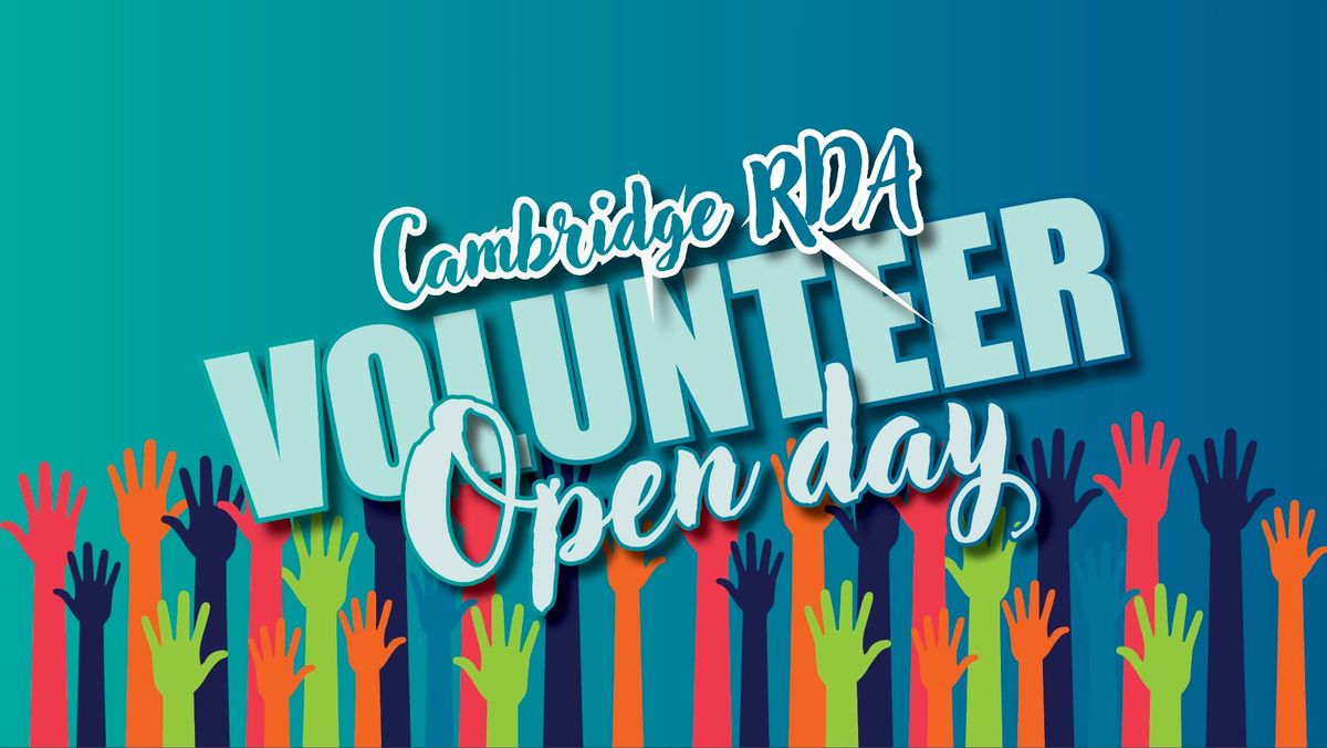 Volunteer Open Day - Come and check out what it's all about!