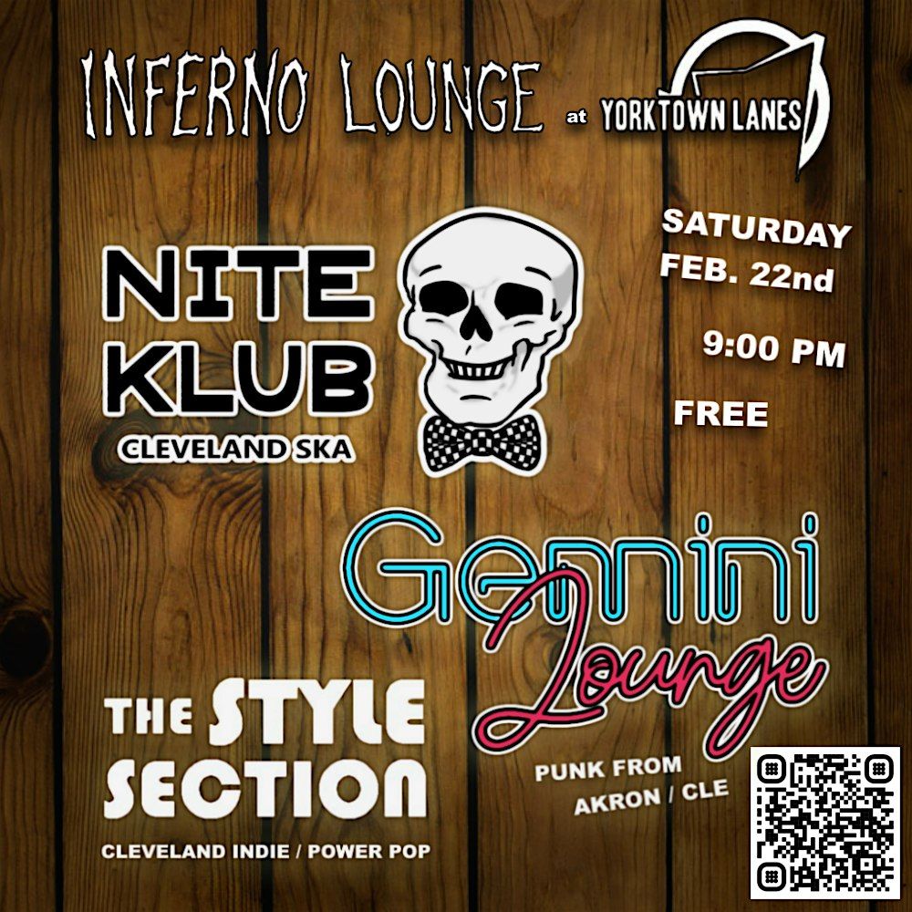 NITE KLUB \/ Gemini Lounge \/ The Style Section