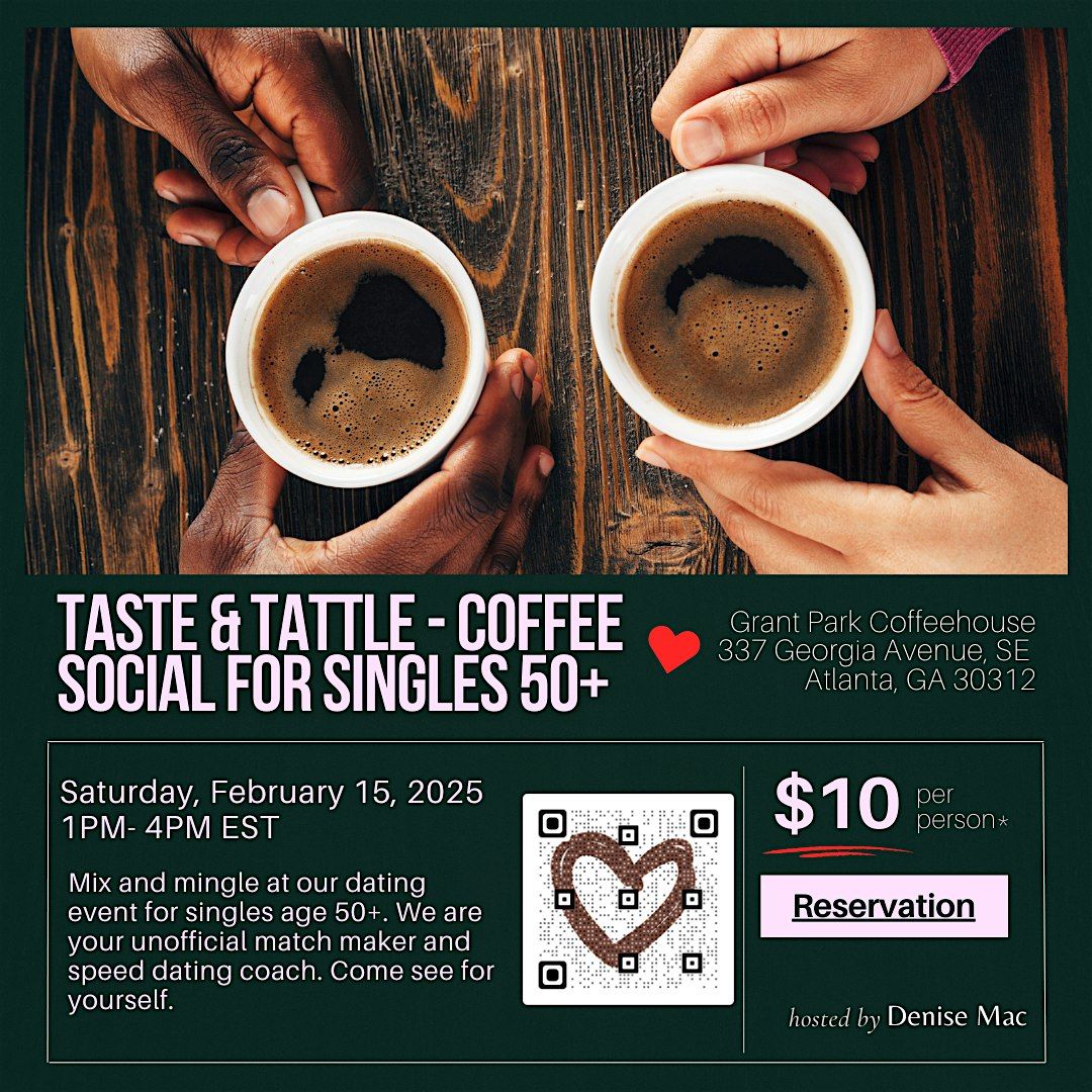 Taste & Tattle - Coffee Social for Singles 50+