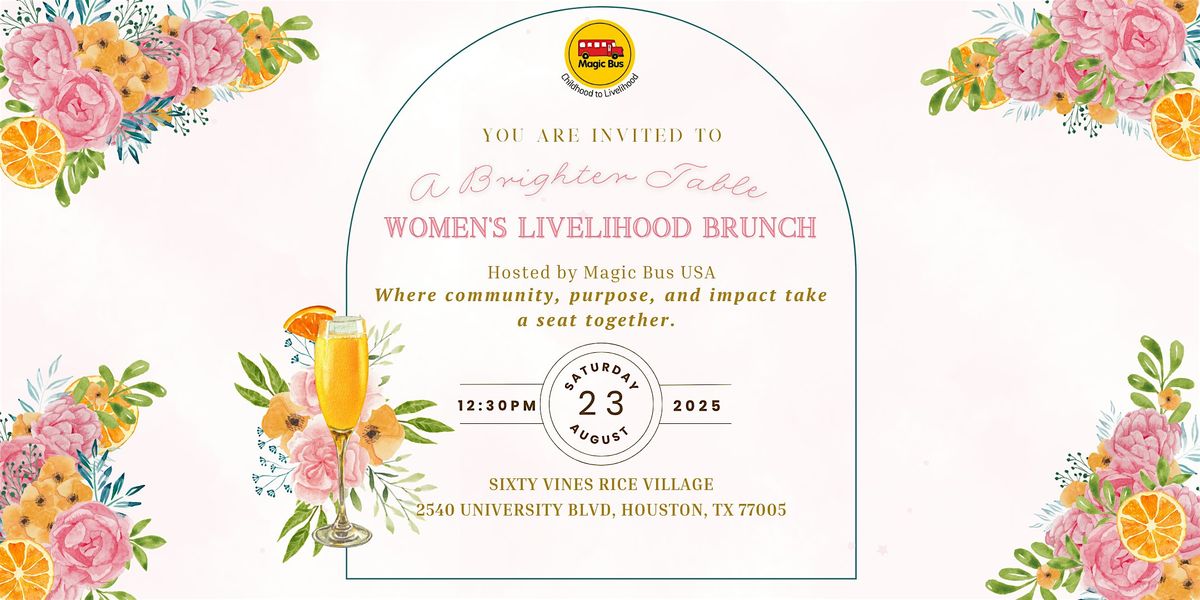 A Brighter Table: Women's Livelihood Brunch