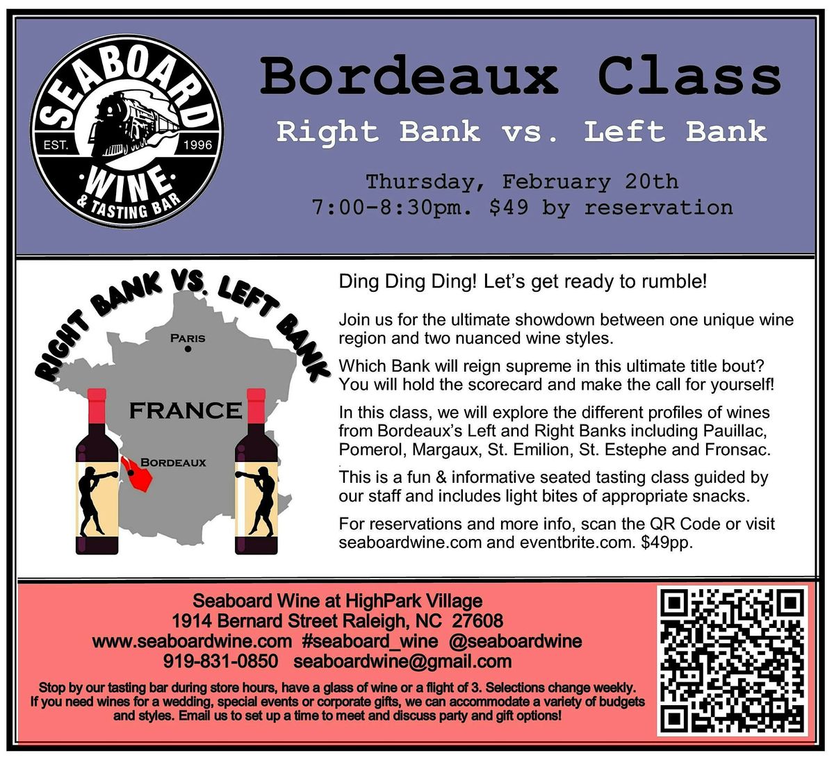 Right Bank vs. Left Bank Bordeaux!