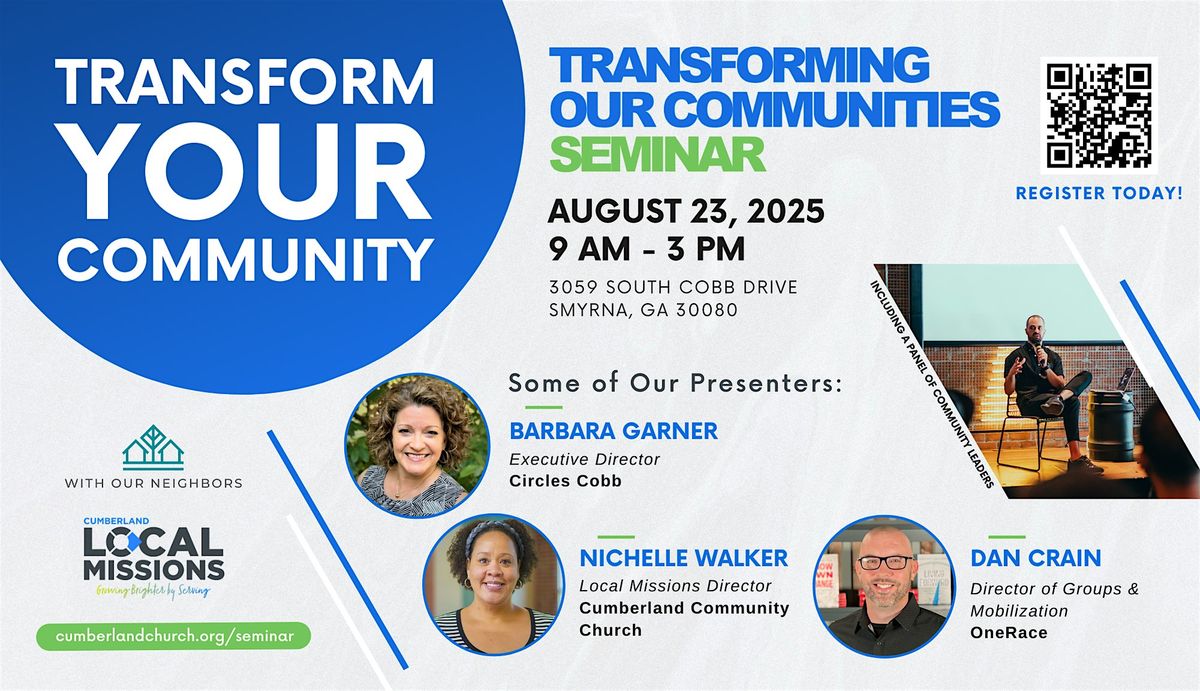 Transforming Our Communities Seminar