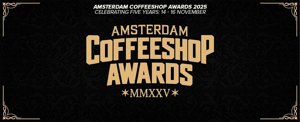 Amsterdam Coffeeshop Awards 2025 Industry Boat Cruise