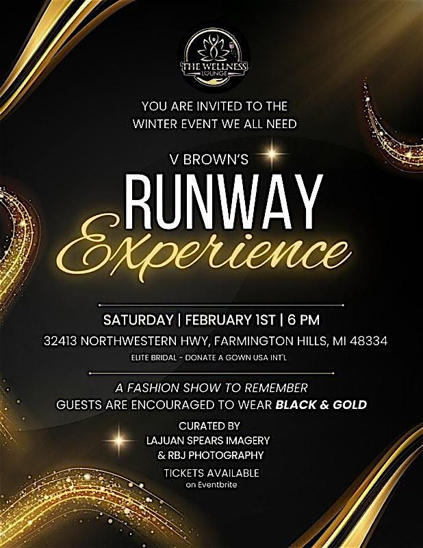 V BROWN'S RUNWAY EXPERIENCE