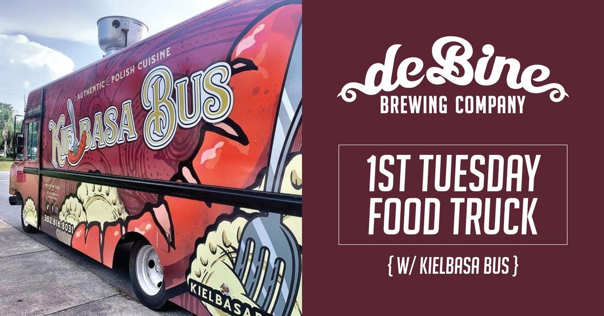 Kielbasa Bus Food Truck at de Bine Brewing Co. - 1st Tuesdays