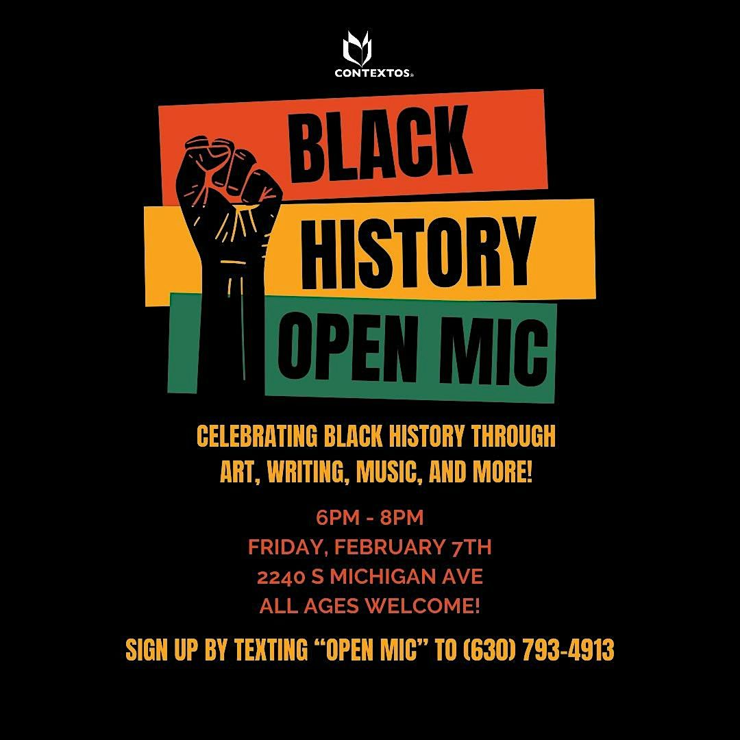 ConTextos Black History Open Mic