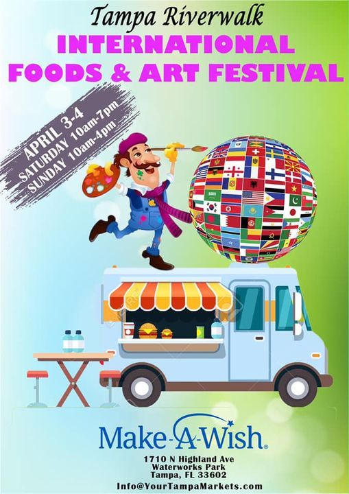 Postponed - Watch for future date change - Tampa Riverwalk\u2019s  INTERNATIONAL FOODS & ART FESTIVAL