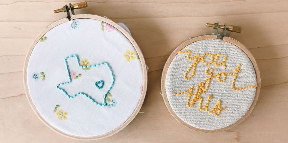 Embroidery 101: Hoops