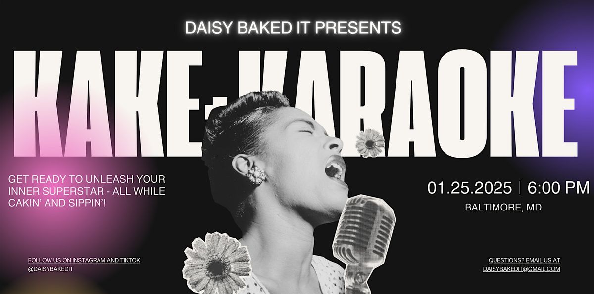 Kake + Karaoke: A Cake Decorating Experience