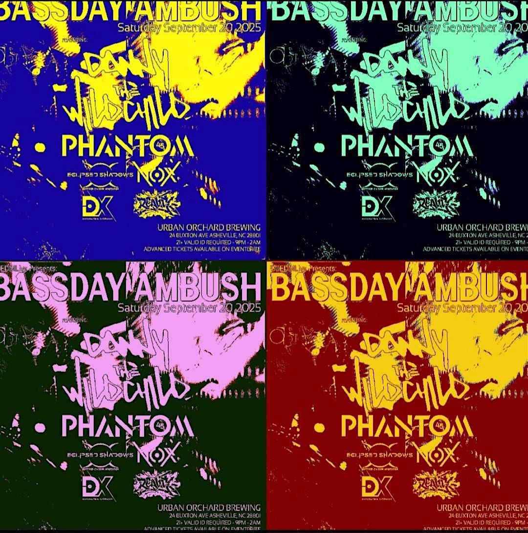SCEDM LIVE PRESENTS  Bassday Ambush with Danny the Wildchild and Phantom 45