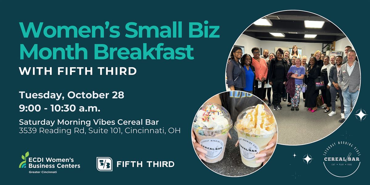 Women\u2019s Small Biz Month Breakfast with Fifth Third - Cincinnati