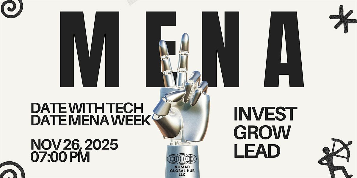 DATE with Tech \u2013 DATE MENA WEEK I Dubai Startup Pitch & Investor Night