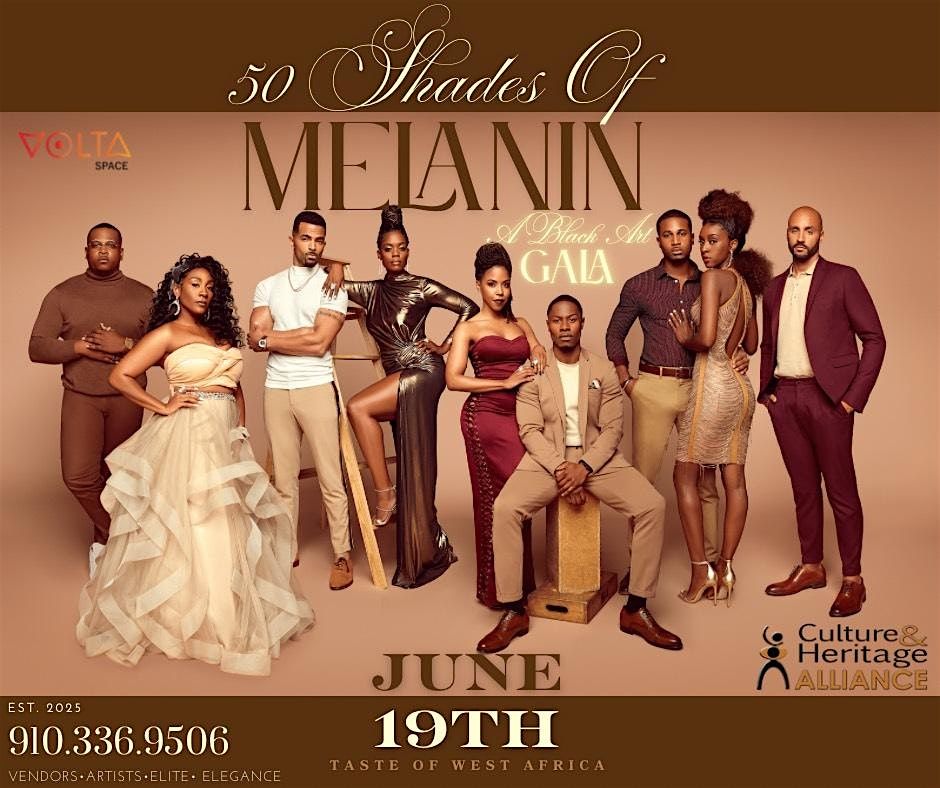 50 Shades of Melanin | A Black Art Gala