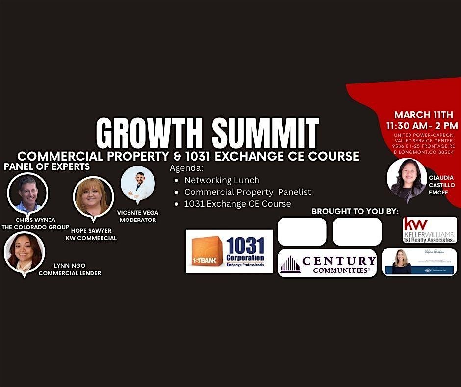 Growth Summit- Commercial Real Estate - CE Course