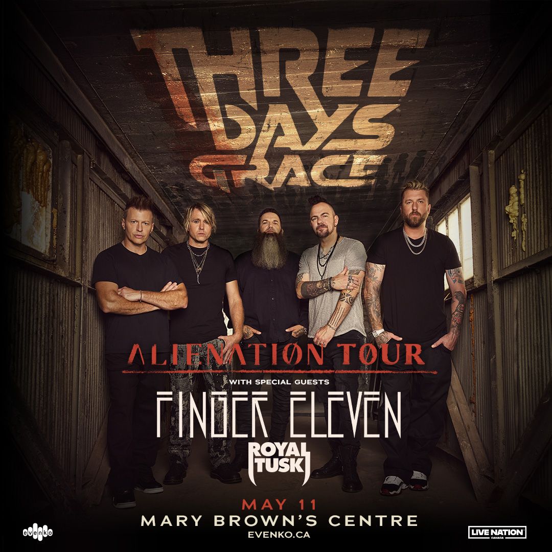 Three Days Grace  Finger Eleven & Royal Tusk