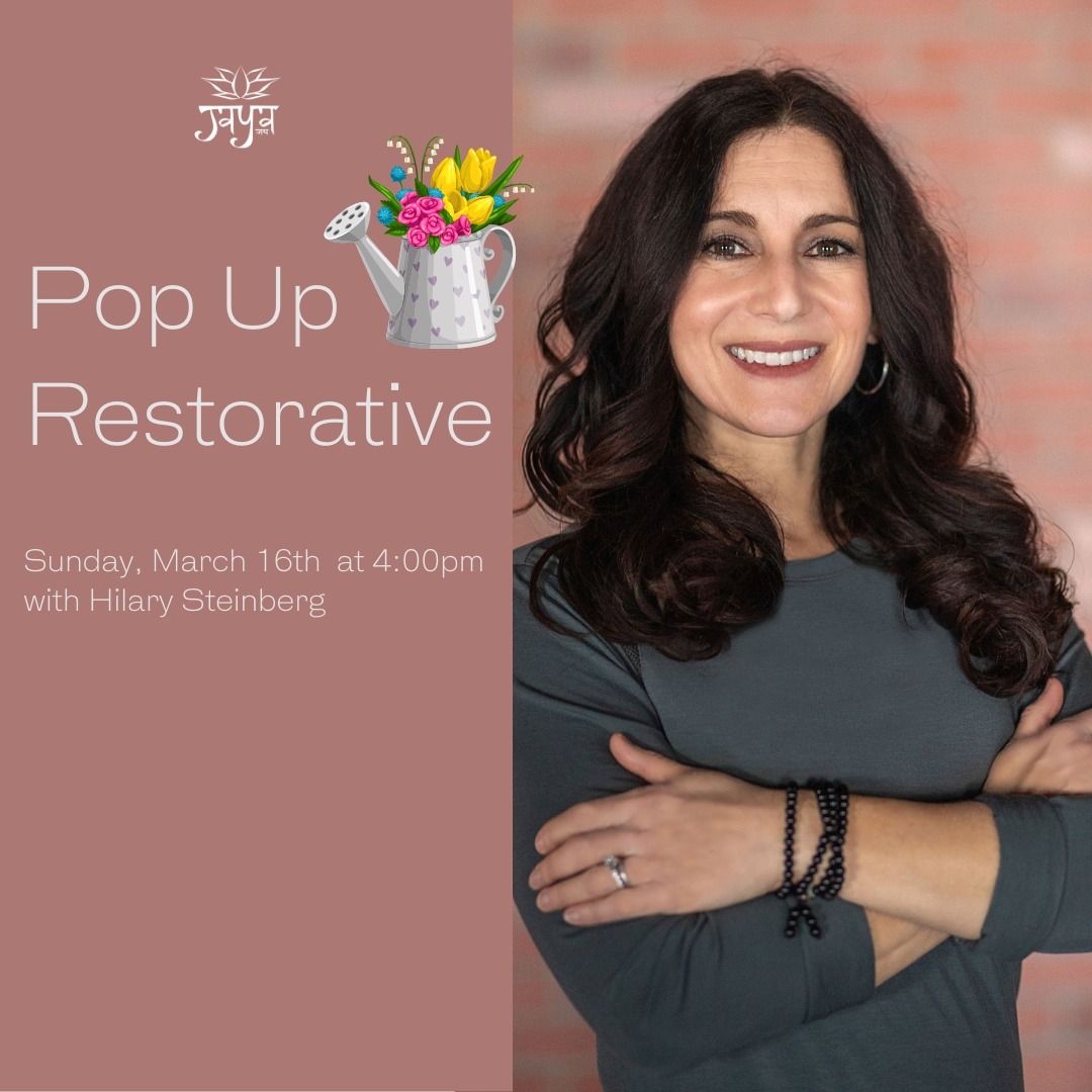 Pop Up Spring Renewal Restorative