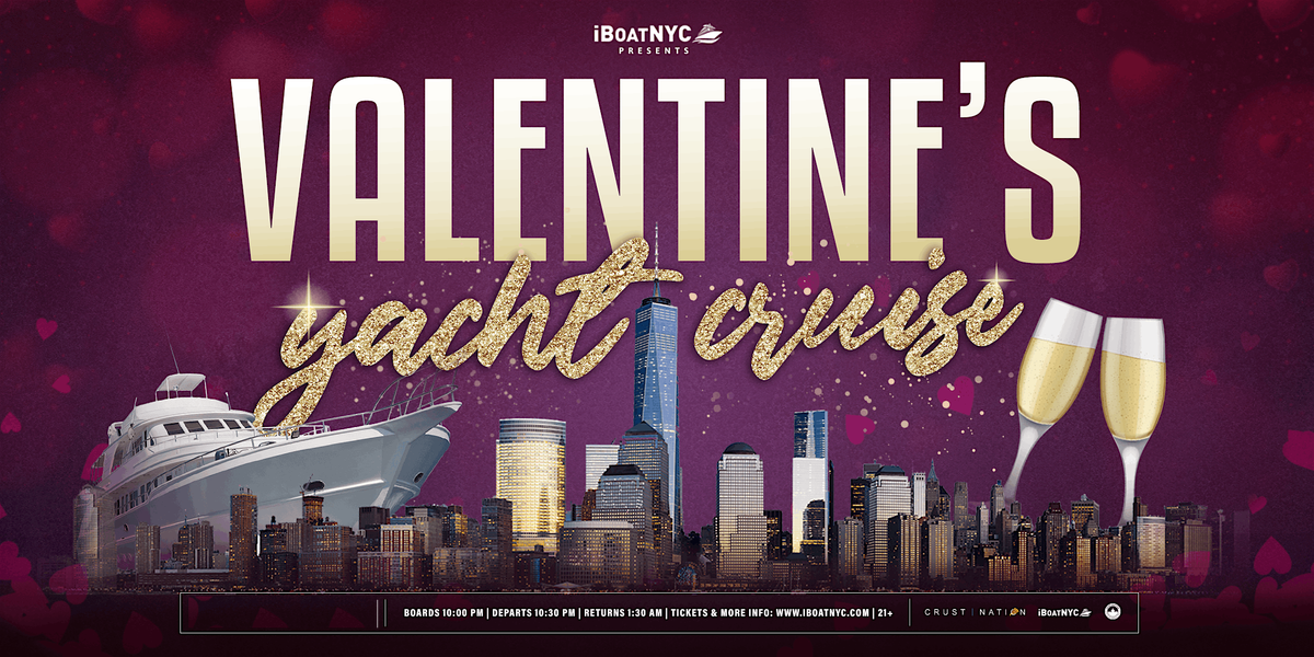 VALENTINE'S DAY Boat Party Yacht Cruise NYC