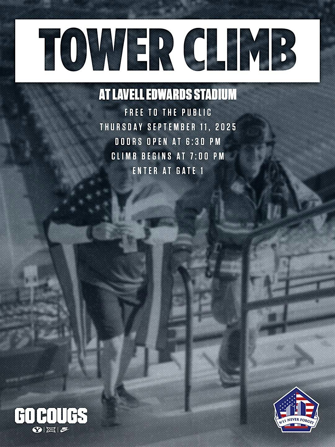 9\/11 Tower Climb at LaVell Edwards Stadium