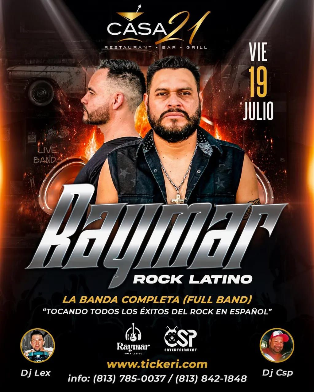 Rock en espa\u00f1ol en vivo con "Raymar" Rock Latino 