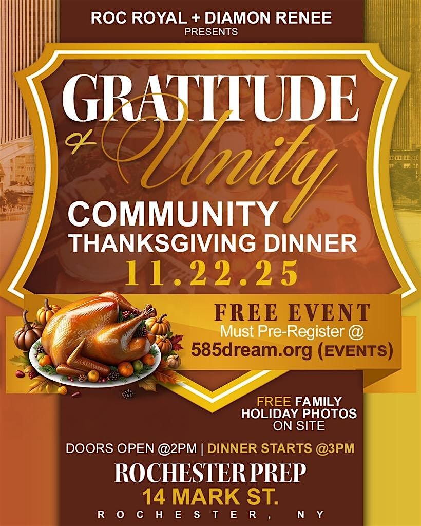Gratitude & Unity Community Thanksgiving Dinner
