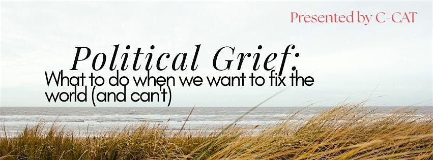 Political Grief: What to do when we want to fix the world (and can't)