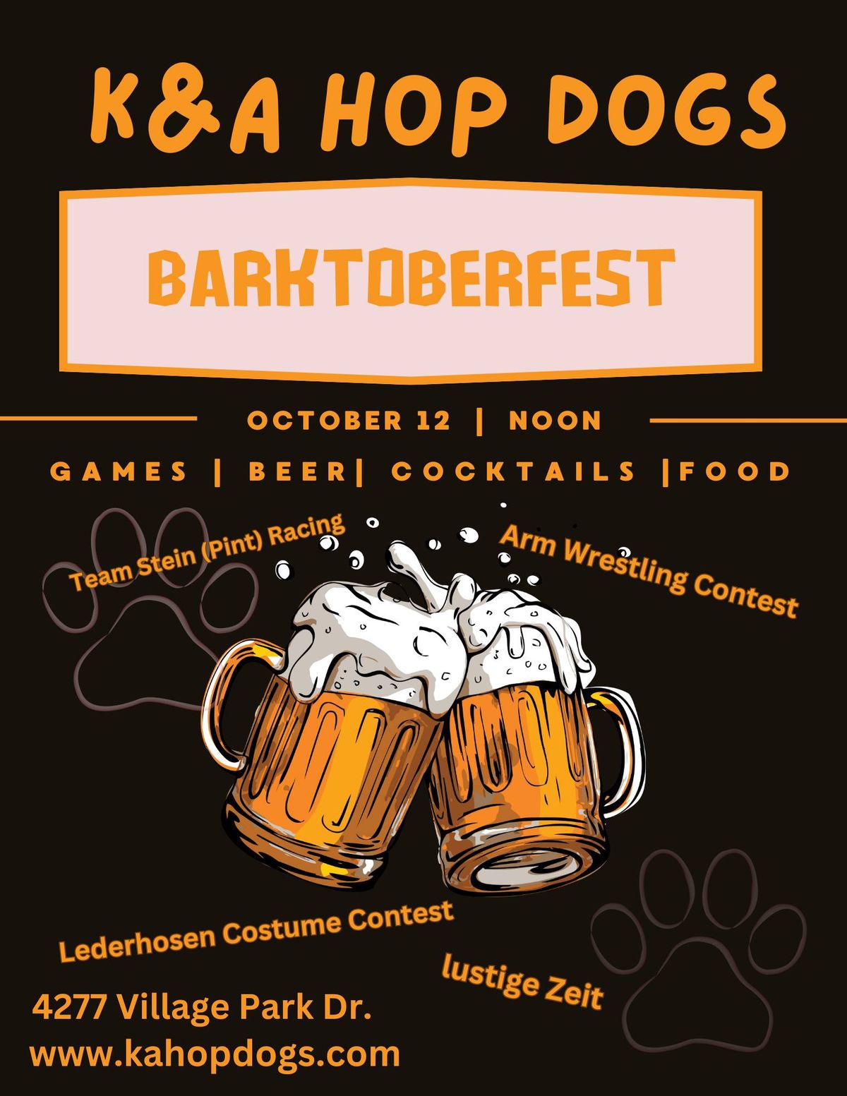 Barktoberfest at K&A Hop Dogs